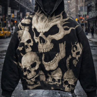 Sudadera Deportiva Hombre con Estampado Digital 3D