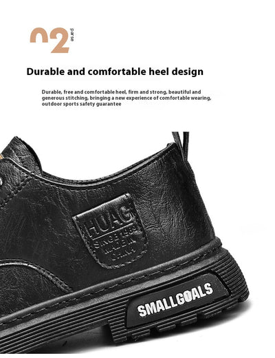 Botas de Cuero para Hombre - Estilo Casual y Trabajo - Image 14