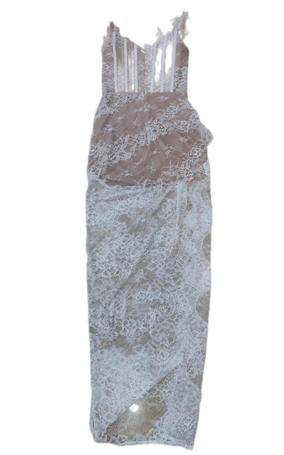 Vestido de Fiesta Elegante con Escote Tubo y Abertura Alta - Image 11