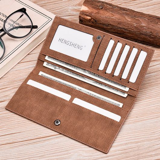 Billetera Delgada para Hombre con Botón - Diseño Minimalista Moderno - Image 6