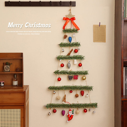 Árbol de Navidad Luminoso de Tela No Tejida para Ventanas y Puertas