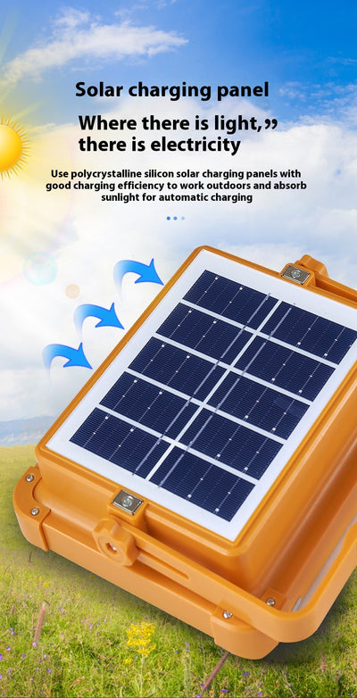 Lámpara Solar Portátil de Emergencia 5 en 1 para Camping y Exteriores - Image 14