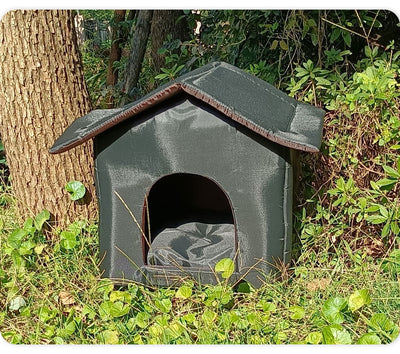 Casa Felina Impermeable para Invierno - Refugio Desmontable y Lavable - Image 11