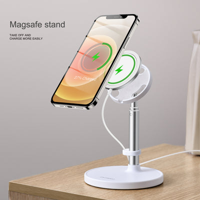 Cargador Inalámbrico Magnético con Soporte Ajustable Telescópico - Image 3