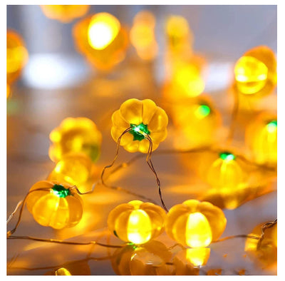 Cadena de Luces LED Calabazas con Batería para Decoración Halloween - Image 8