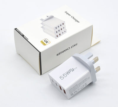 Cargador USB Multi-Puerto 55W - Carga Rápida para Múltiples Dispositivos - Image 9