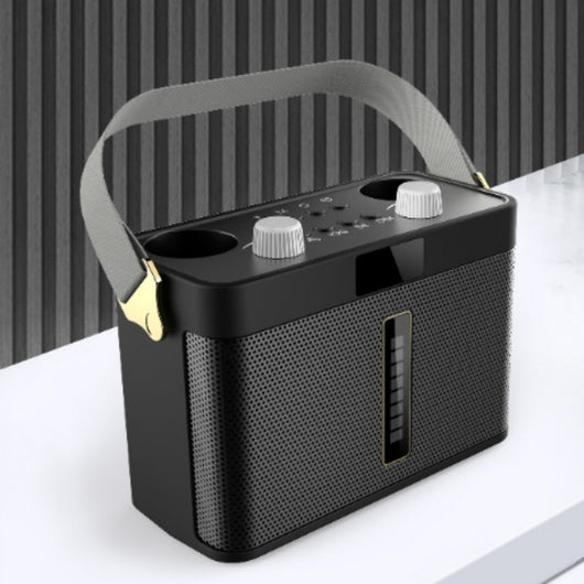 Parlante Bluetooth Karaoke Profesional con Doble Micrófono para Eventos