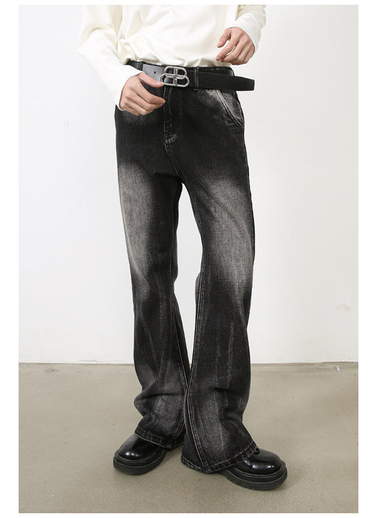 Traje de Mezclilla Retro Holgado Efecto Desgastado - Image 7