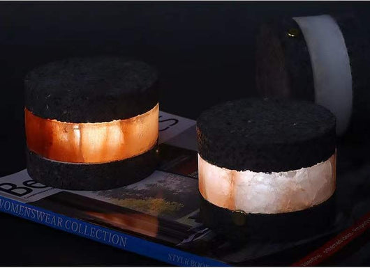 Lámpara Nocturna LED con Carga por Inducción y Diseño en Piedra Volcánica - Image 13