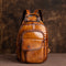 Bolsa de Viagem Masculina Multifuncional em Couro Genuíno