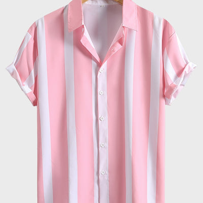 Camisa Casual de Playa con Solapa - Manga Corta para Verano - Image 4