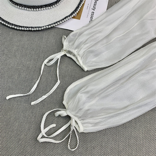 Blusa Cuello Cuadrado con Mangas Abullonadas Largas - Tela Francesa Ligera - Image 11