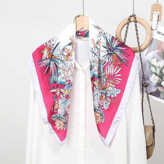 Pañuelo de Seda Estampado para Mujer - Image 9