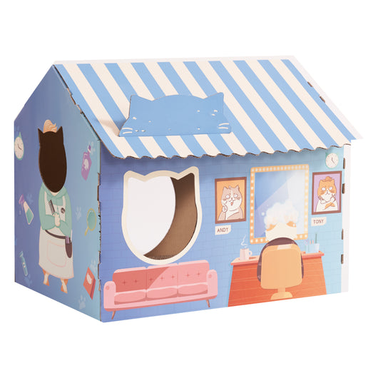 Casa Rascador para Gatos con Nido y Juguetes - Image 7