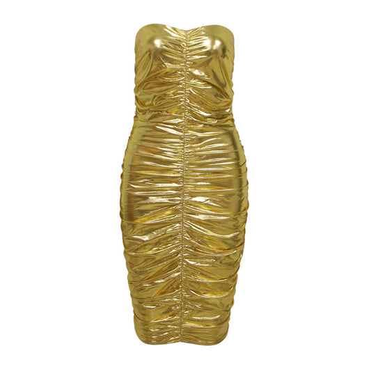 Vestido Corto Estilo Vaquero con Escote en V y Cintura Ajustada - Image 13