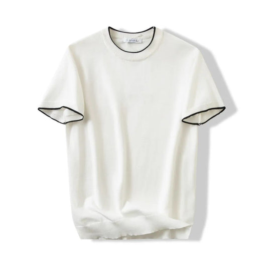 Playera de Cuello Redondo Tejida Versátil para Hombre - Image 2