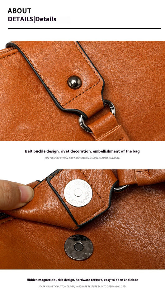 Bolso Retro de Cuero para Mujer - Bandolera Estilo Vintage - Image 27