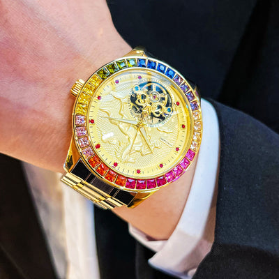 Reloj Mecánico Automático para Hombre con Volante Grande - Image 3