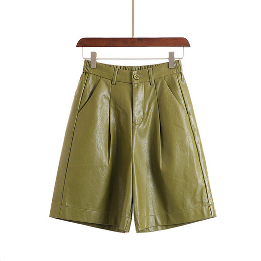 Shorts de Cuero PU para Mujer - Colección Primavera Otoño - Image 10