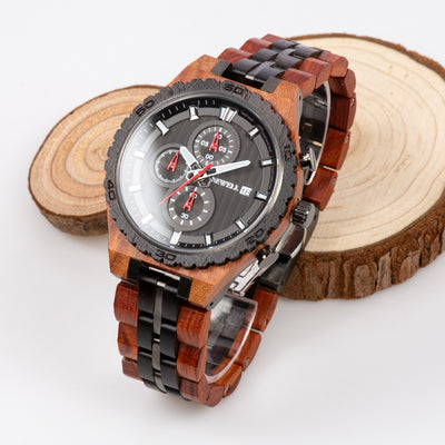 Reloj de Acero y Madera para Hombre - Multifuncional - Image 15