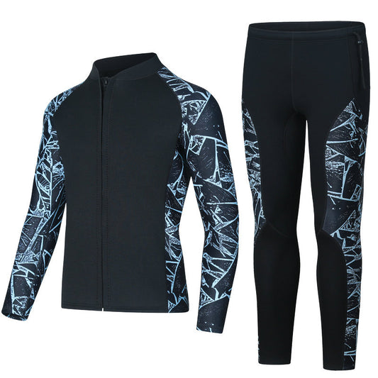 Traje de Buceo 3mm con Mangas Largas y Pantalón Completo para Snorkel