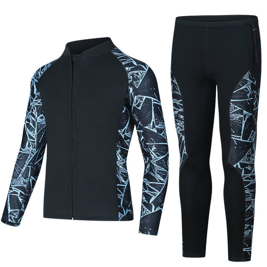Traje de Buceo 3mm con Mangas Largas y Pantalón Completo para Snorkel