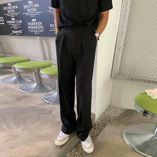 Pantalón Recto Oversize con Efecto Drapeado para Hombre - Image 14