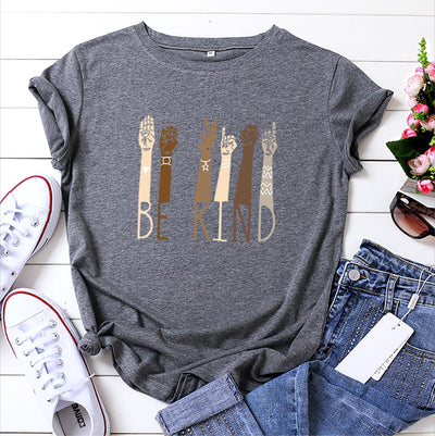 Remera Femenina de Algodón con Estampado de Letras - Image 8