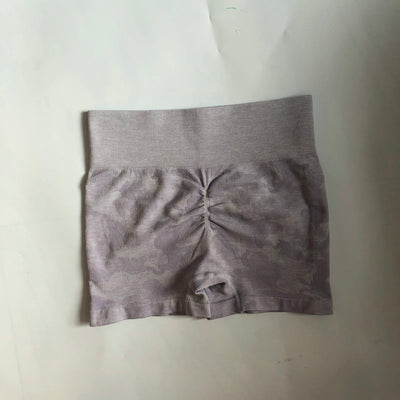 Shorts de Yoga Camuflaje Súper Elásticos sin Costuras - Image 9
