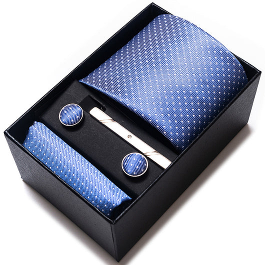 Corbata Jacquard Profesional Tejida en Trama para Negocios - Image 40