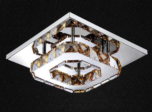Lámpara de Techo LED Minimalista con Cristal - Image 7