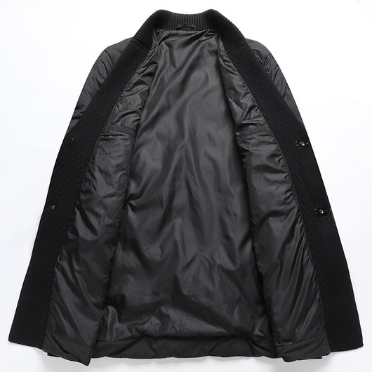 Chaqueta de Plumas de Lujo para Hombre - Corte Medio Invernal - Image 3
