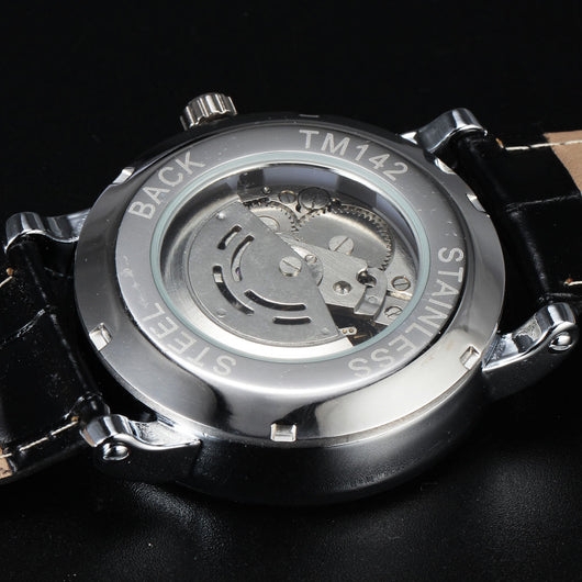 Reloj Mecánico Hueco Casual Europeo Americano para Hombre - Image 12