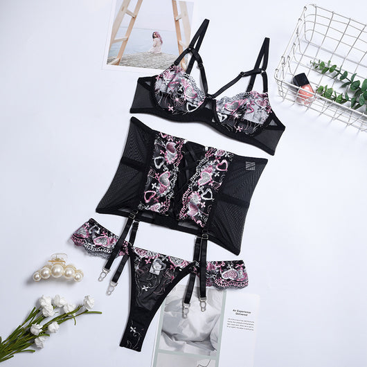 Lencería Sexy con Tiras Cruzadas para Mujer - Image 5