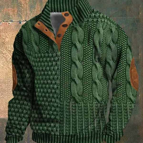 Suéter Clásico de Botones para Hombre
