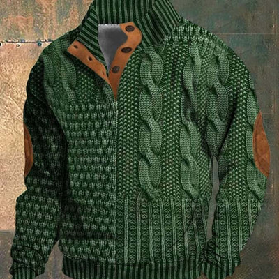 Suéter Clásico de Botones para Hombre