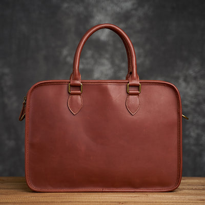 Bolso Horizontal de Cuero Genuino para Hombre Estilo Retro - Image 15