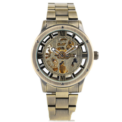 Reloj Mecánico Automático Retro con Diseño Calado para Hombre - Image 2