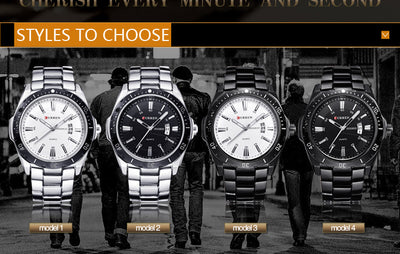 Reloj de Pulsera Hombre Resistente al Agua con Calendario - Image 12