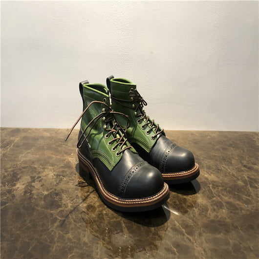 Botas de Cuero Premium para Hombre - Estilo Tendencia Versátil - Image 4