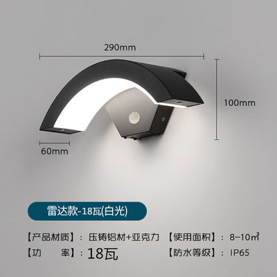 Lámpara de Pared para Exterior con Diseño Moderno - Image 14