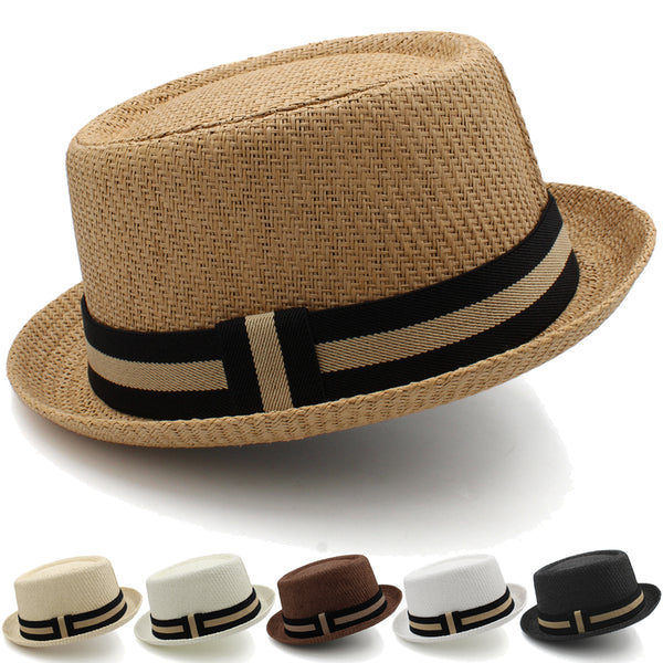Sombrero de Paja Retro Unisex con Protección Solar