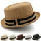 Sombrero de Paja Retro Unisex con Protección Solar