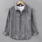 Camisa de Lino Casual con Textura Arrugada