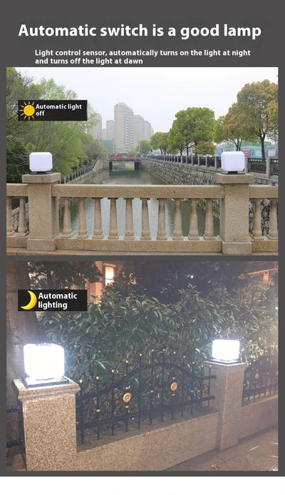 Lámpara LED Pilar Exterior Impermeable para Villa - Image 11