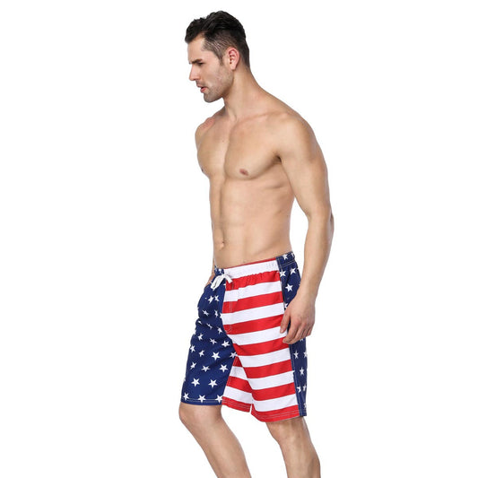 Pantalones de Playa Asimétricos Estampados con Diseño Moderno - Image 2