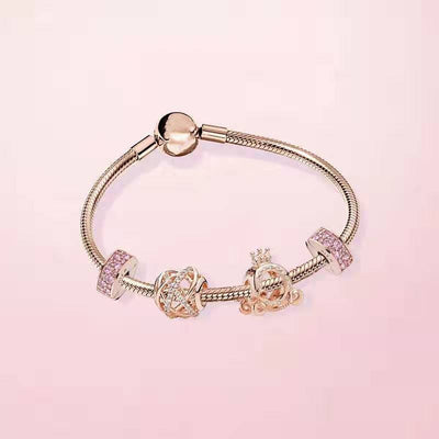 Pulsera de Cuentas Brillantes Elegante con Dijes Personalizables - Image 10