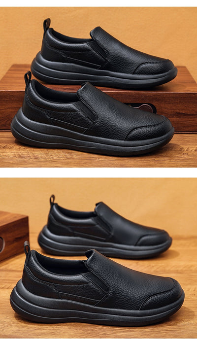 Zapatos de Cuero Ligero Premium para Hombre - Comodidad Casual Elegante - Image 26