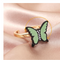 Green Butterfly Adjustable Opening