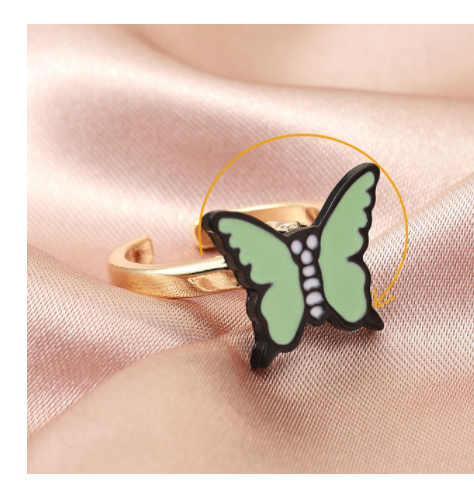 Anillo Giratorio Mariposa Dulce - Diseño Elegante y Versátil - Image 15